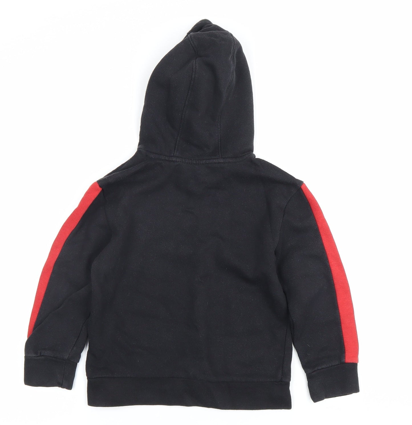 Reebok Boys Black Red Pullover Hoodie 4-5 Years Long Sleeve Sportswear