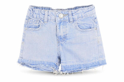 Denim Co. Girls Blue Denim Cut-Off Shorts 5-6 Years Casual Summer Elastic Waist