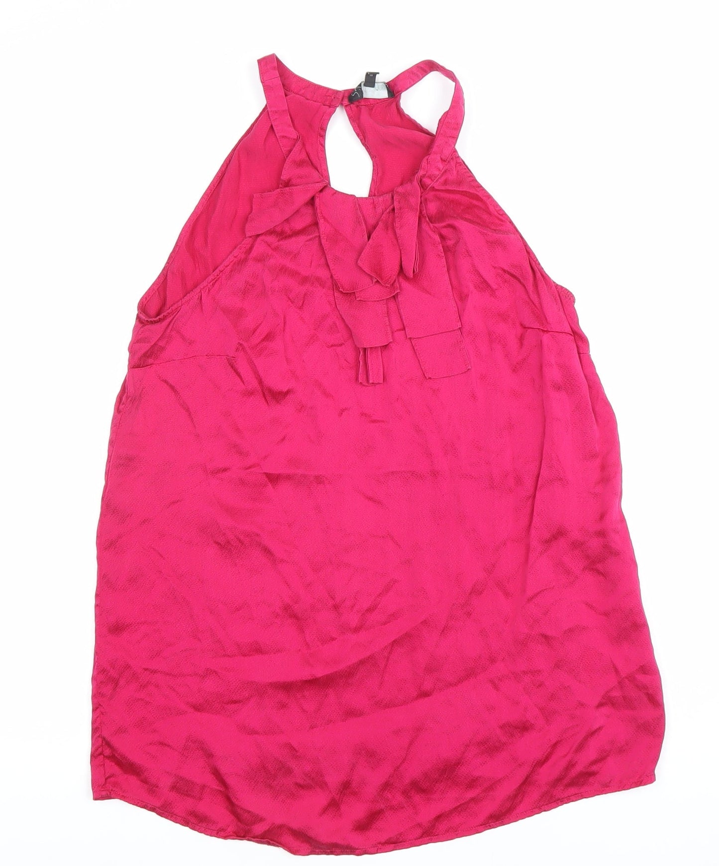Womens UK Size 8 NEXT Pink Camisole Blouse
