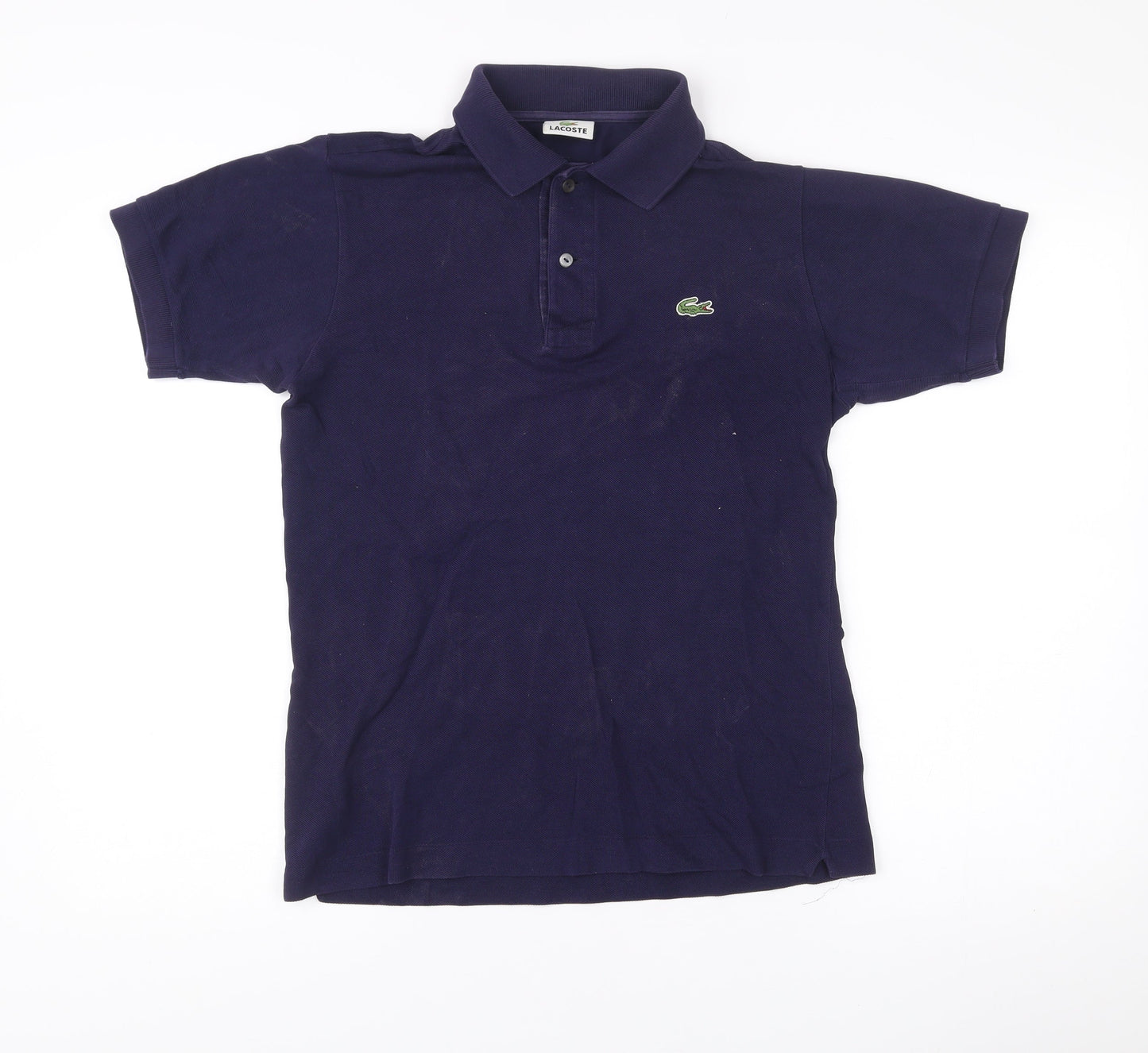 Lacoste Men’s Blue Cotton Polo Shirt S Short Sleeve Classic Fit