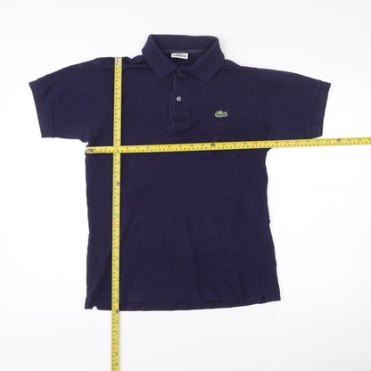 Lacoste Men’s Blue Cotton Polo Shirt S Short Sleeve Classic Fit