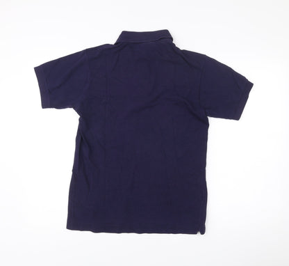 Lacoste Men’s Blue Cotton Polo Shirt S Short Sleeve Classic Fit