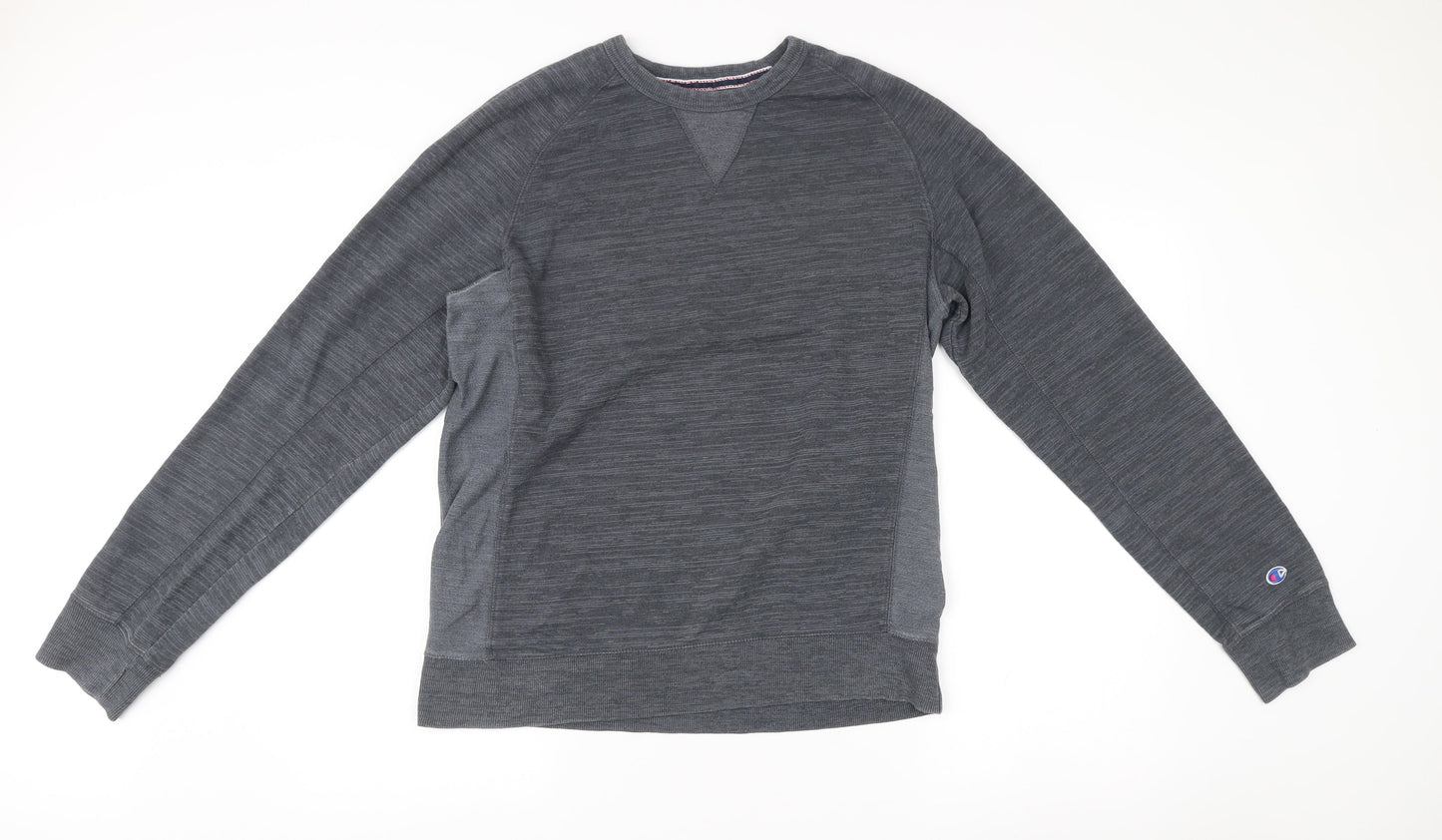 Mens UK Size L Champion Grey Pullover Sweatshirt