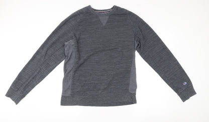Mens UK Size L Champion Grey Pullover Sweatshirt