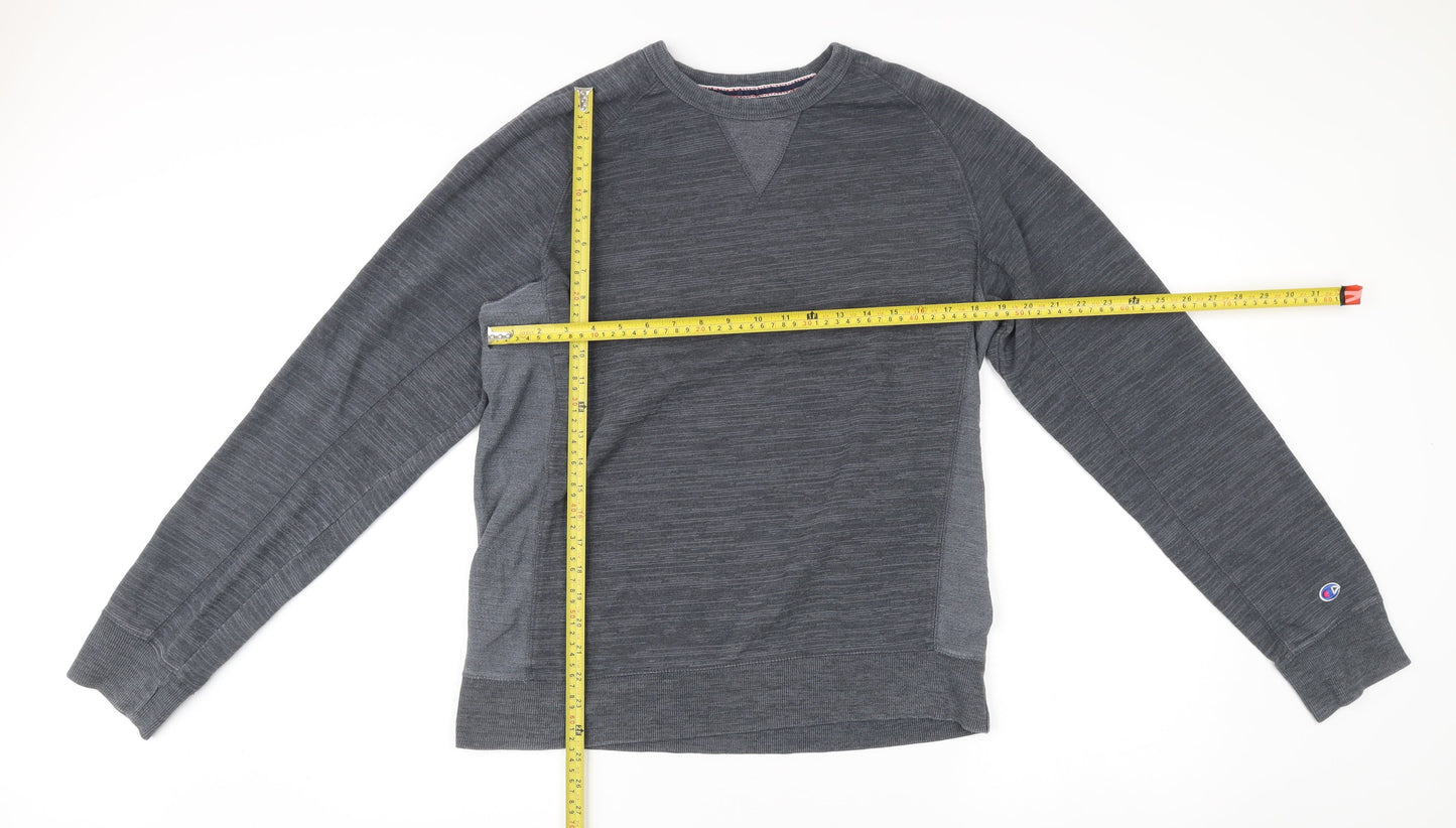 Mens UK Size L Champion Grey Pullover Sweatshirt