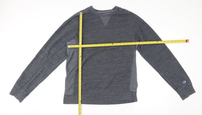 Mens UK Size L Champion Grey Pullover Sweatshirt