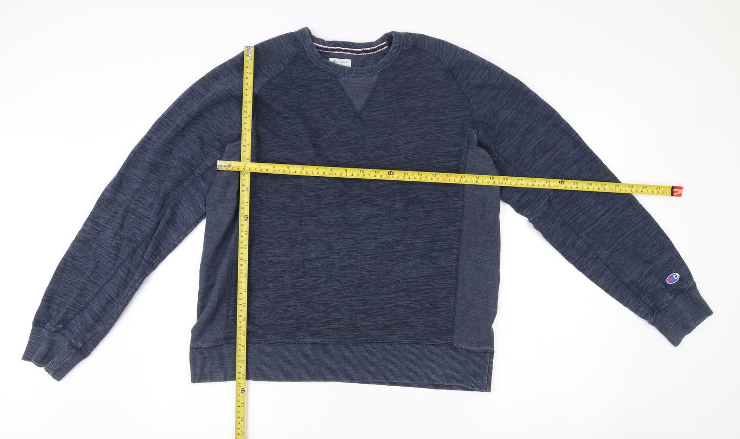 Mens UK Size L Champion Blue Pullover Sweatshirt