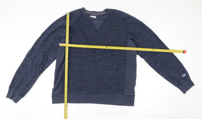 Mens UK Size L Champion Blue Pullover Sweatshirt