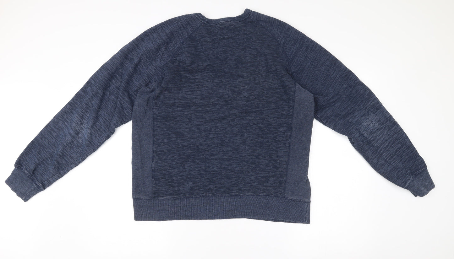 Mens UK Size L Champion Blue Pullover Sweatshirt