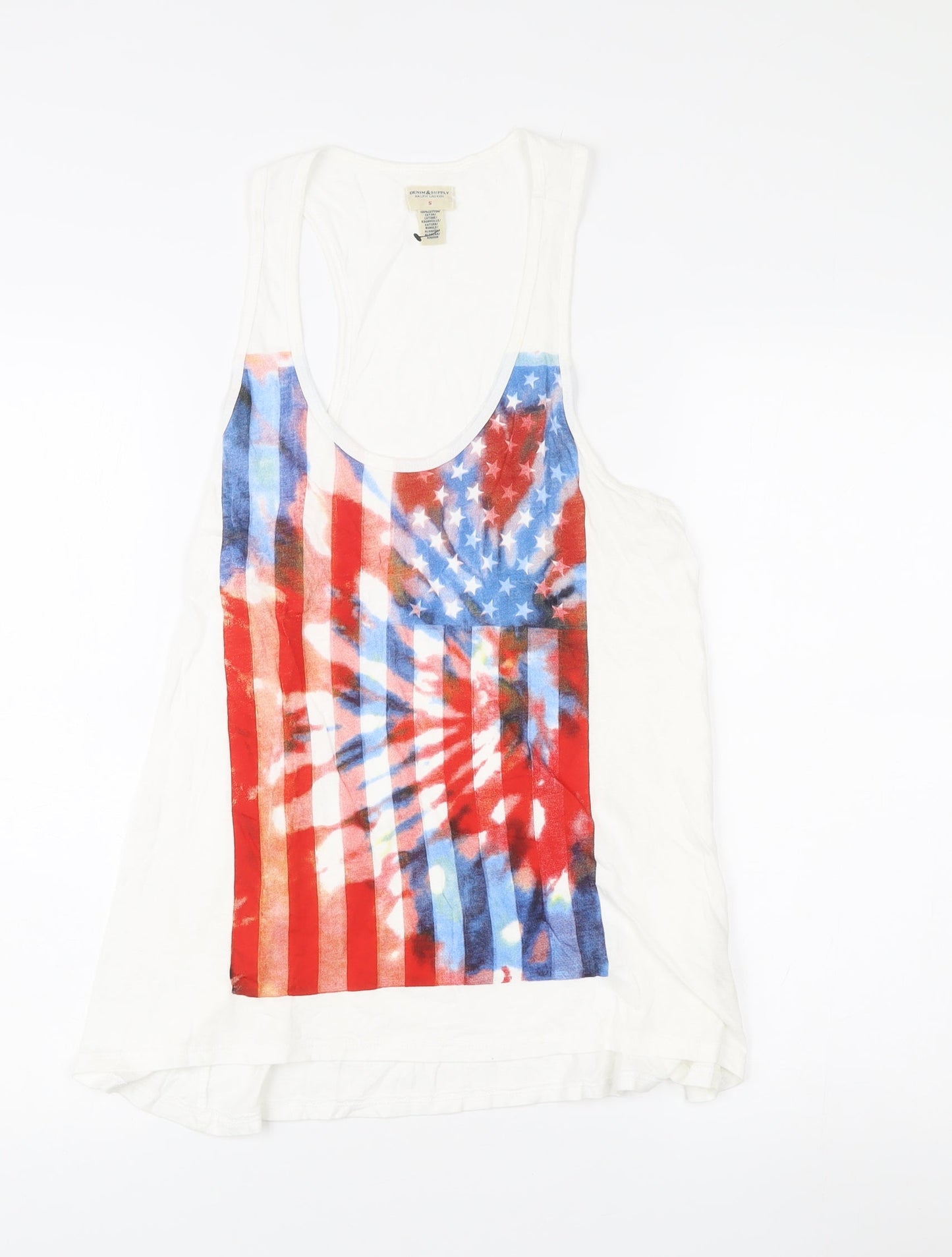 Womens UK Size S Ralph Lauren Multicoloured Camisole Tank
