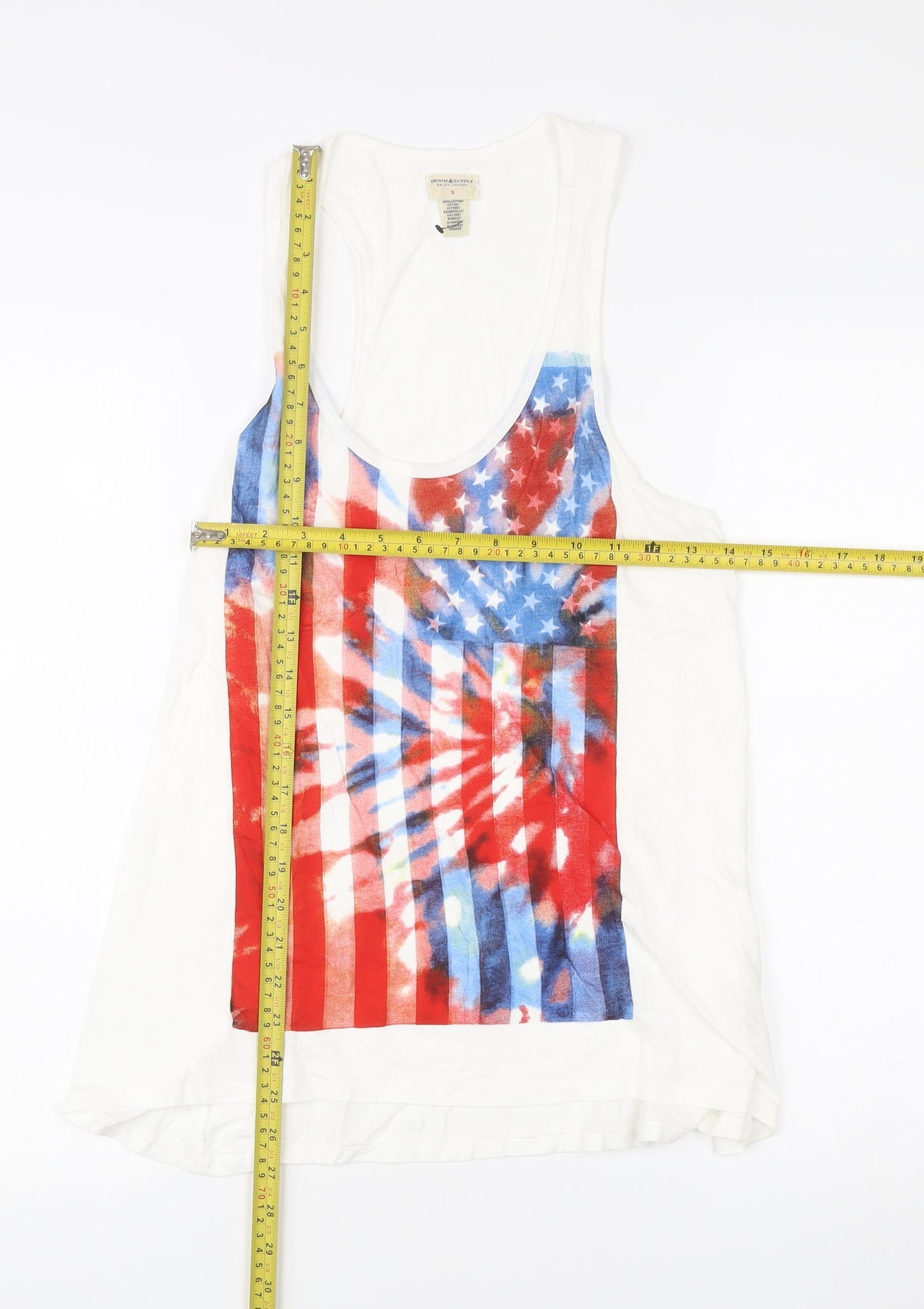 Womens UK Size S Ralph Lauren Multicoloured Camisole Tank