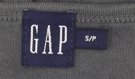 GAP Women’s Grey V-Neck Short Sleeve Cotton T-Shirt Size S