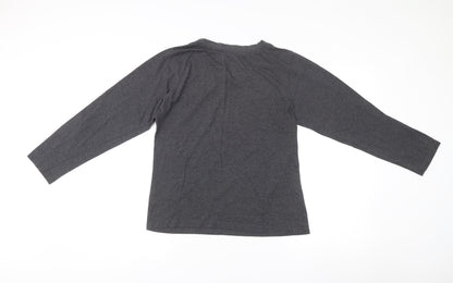 Harry Potter Womens Grey Long Sleeve T-Shirt Size 10 Mischief Managed