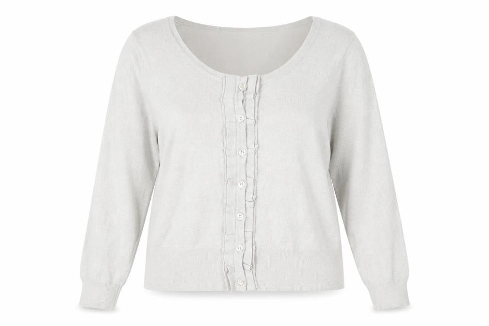 Womens UK Size 16 Edina Ronay Grey Cardigan Jumper