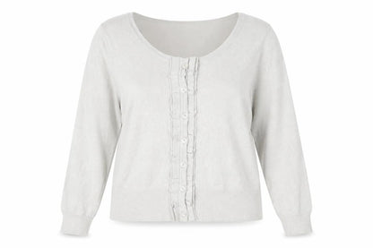Womens UK Size 16 Edina Ronay Grey Cardigan Jumper