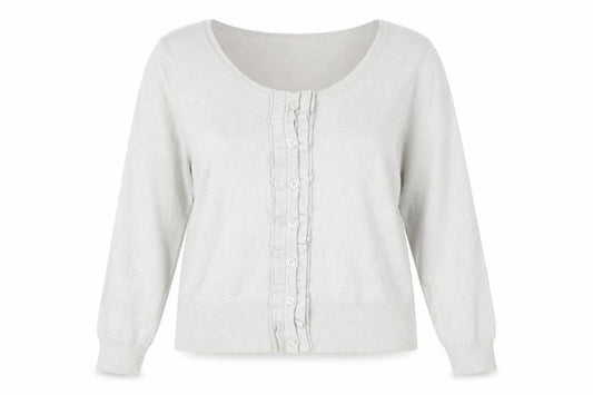 Womens UK Size 16 Edina Ronay Grey Cardigan Jumper