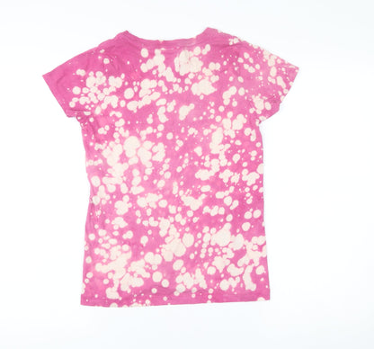 Saltrock Girls Pink Tie Dye Graphic Surfboard T-Shirt 11-12 Years