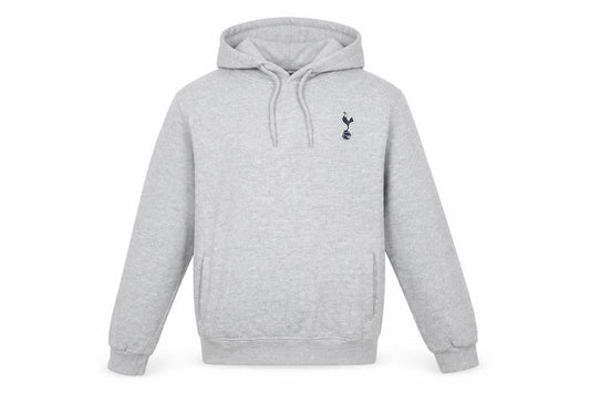 Tottenham Hotspur Boys Grey Pullover Hoodie 13-14 Years Cotton Blend
