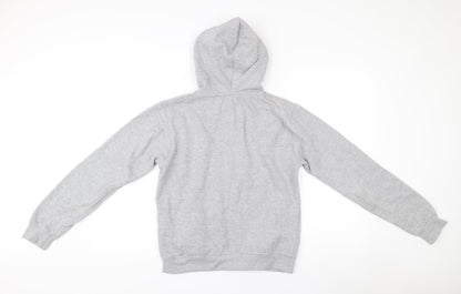 Tottenham Hotspur Boys Grey Pullover Hoodie 13-14 Years Cotton Blend