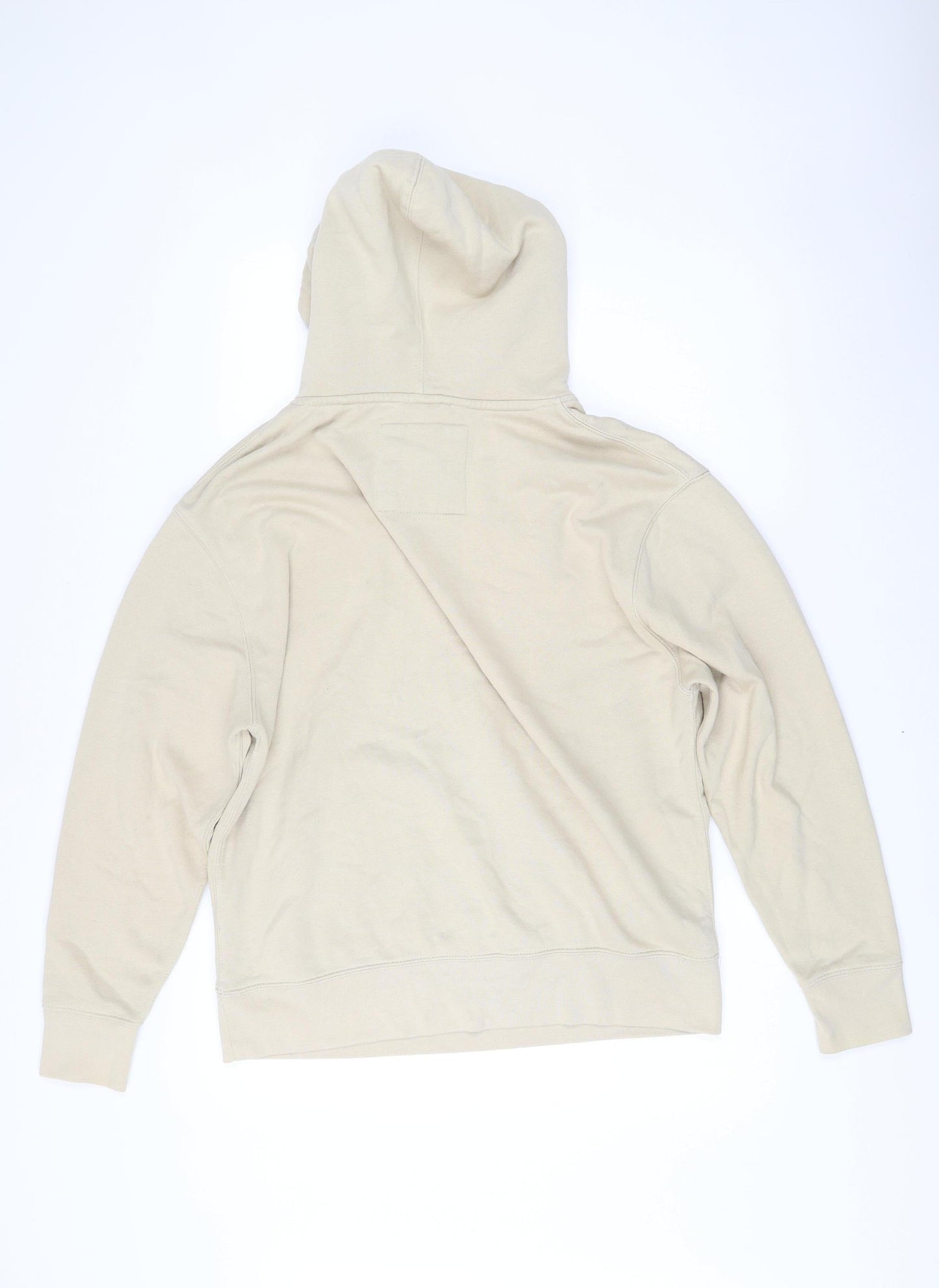 Mens UK Size S Pull&Bear Beige Pullover Hoodie