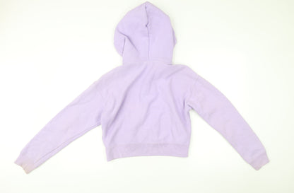 Champion Women’s Purple Small 1/4 Zip Hoodie Sweatshirt