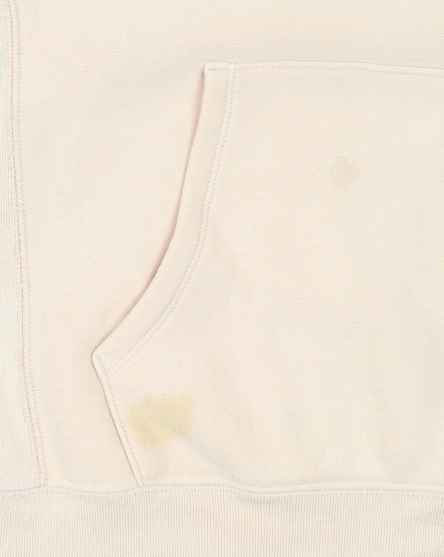 Champion Womens Beige Small Pullover Hoodie Embroidered Logo