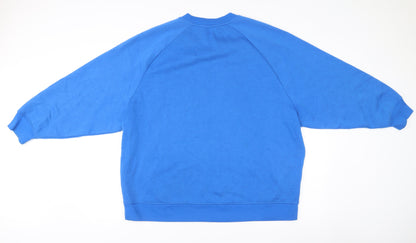 Primark Women’s Blue Missouri Graphic Sweatshirt L Raglan