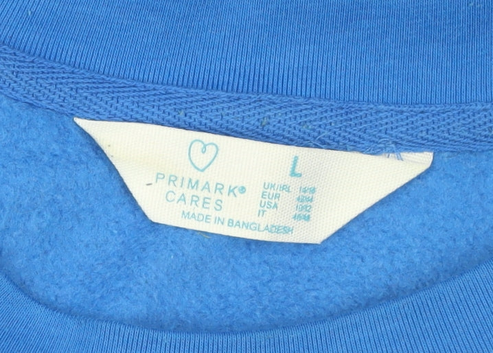 Primark Women’s Blue Missouri Graphic Sweatshirt L Raglan