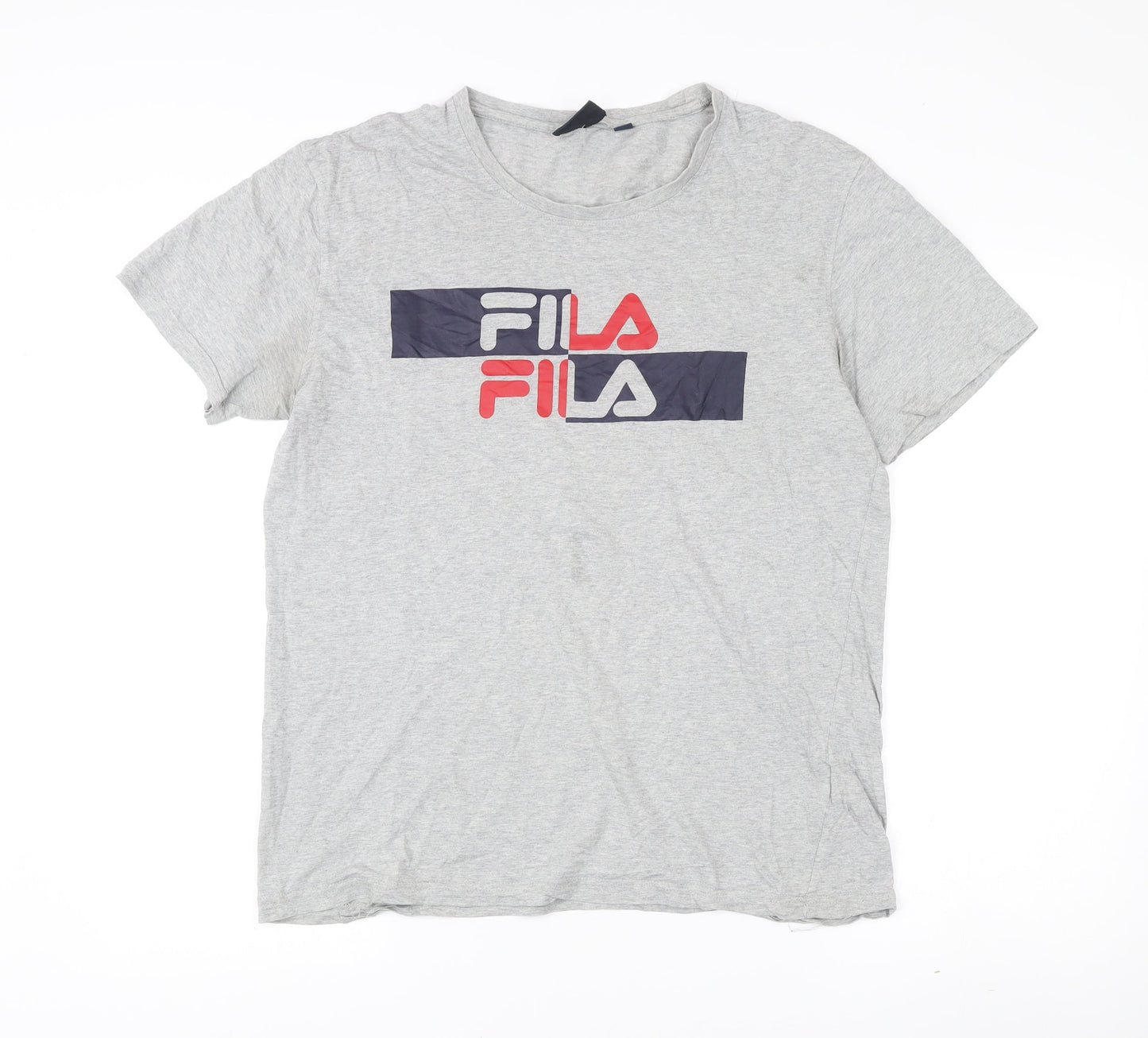 Mens UK Size L FILA Grey  T-Shirt