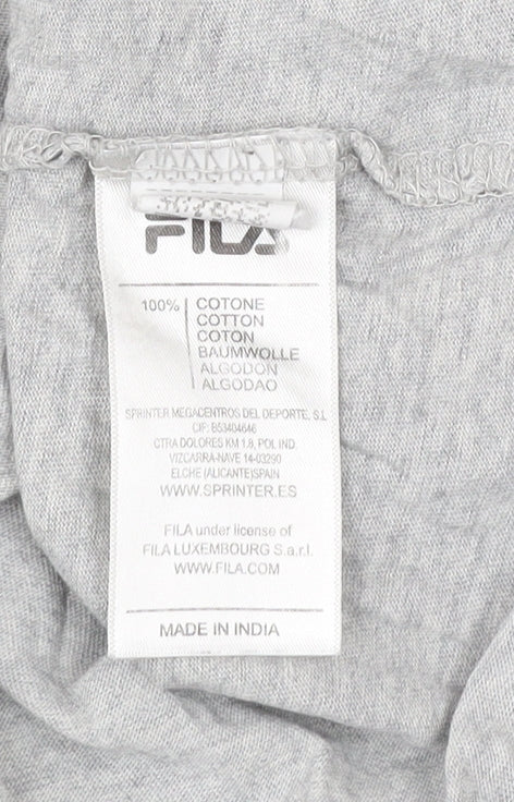 Mens UK Size L FILA Grey  T-Shirt
