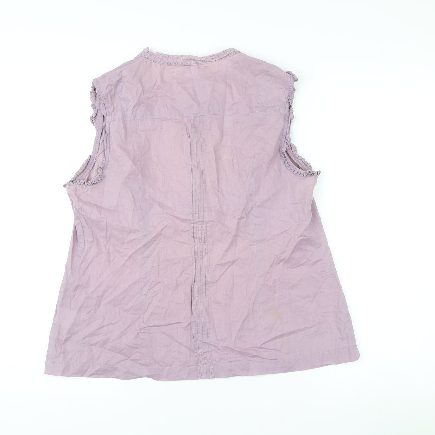 Womens UK Size 14 NEXT Purple Tunic Blouse