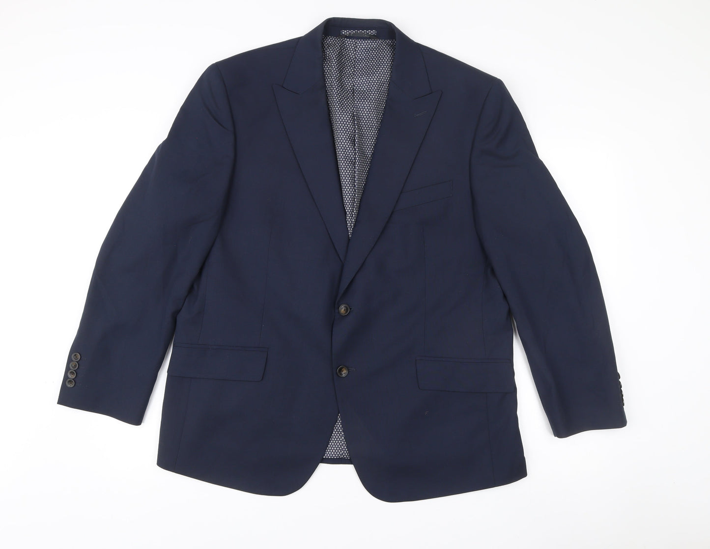 Mens UK Size 44 Marks and Spencer Regular Blue Suit Jacket