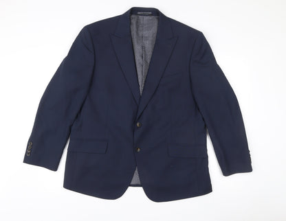 Mens UK Size 44 Marks and Spencer Regular Blue Suit Jacket
