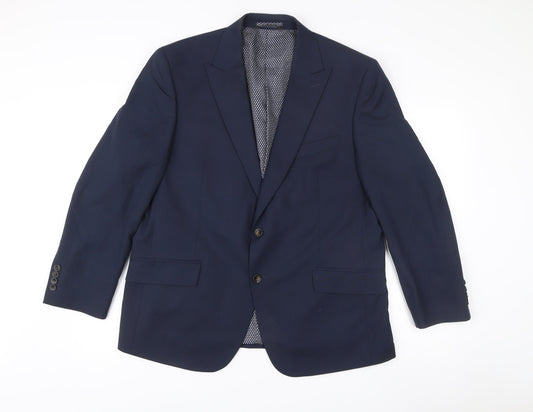 Mens UK Size 44 Marks and Spencer Regular Blue Suit Jacket