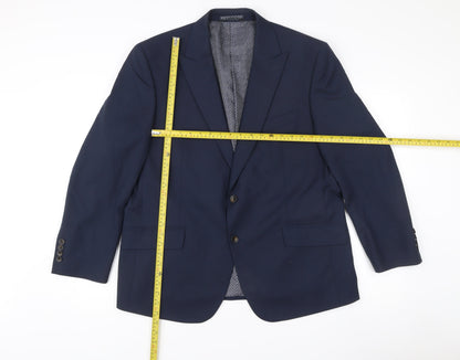 Mens UK Size 44 Marks and Spencer Regular Blue Suit Jacket