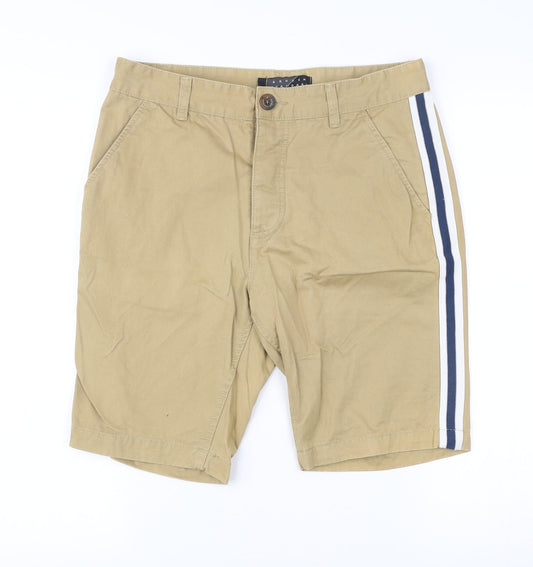 Broken Standard Men’s Beige Chino Shorts Size 30 Regular Cotton