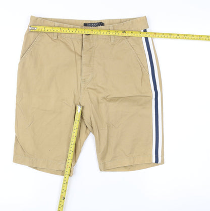 Broken Standard Men’s Beige Chino Shorts Size 30 Regular Cotton