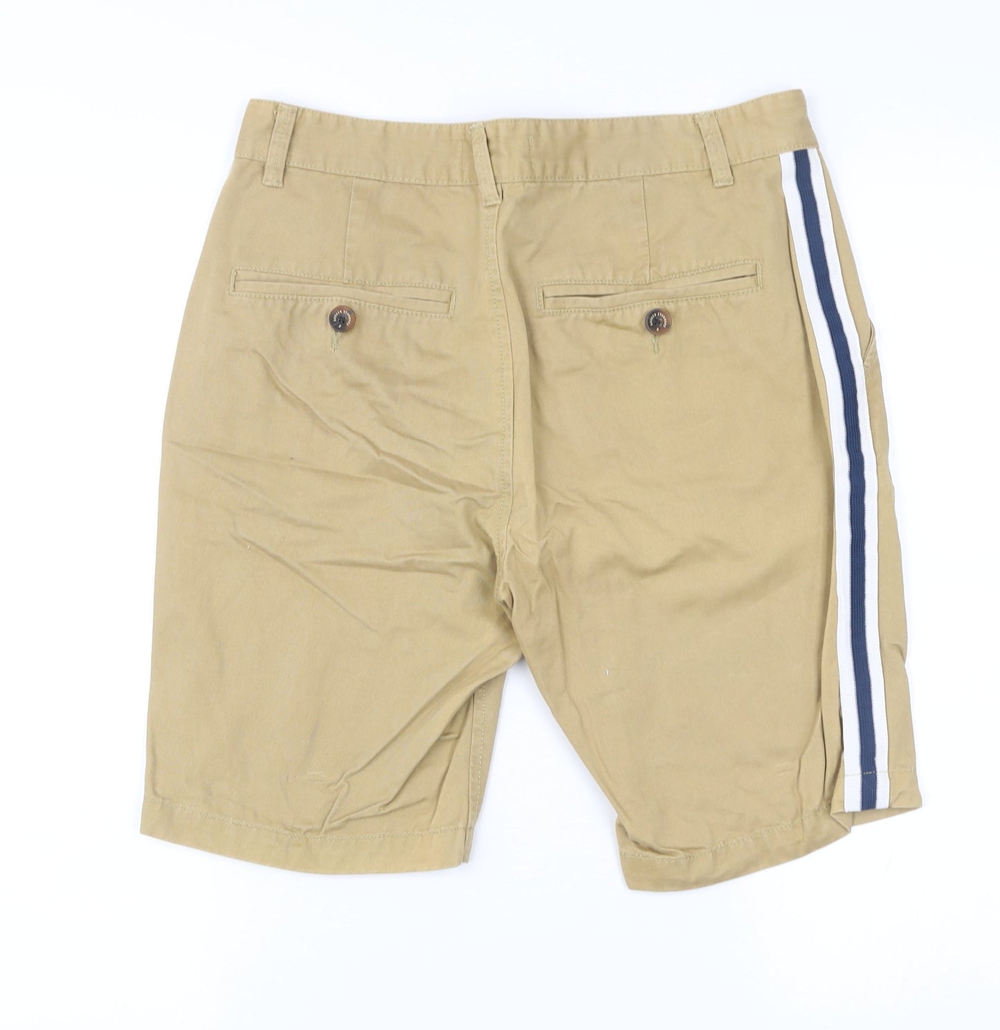 Broken Standard Men’s Beige Chino Shorts Size 30 Regular Cotton