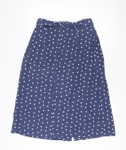 Marks and Spencer Women’s Blue Polka Dot A-Line Skirt Size 12
