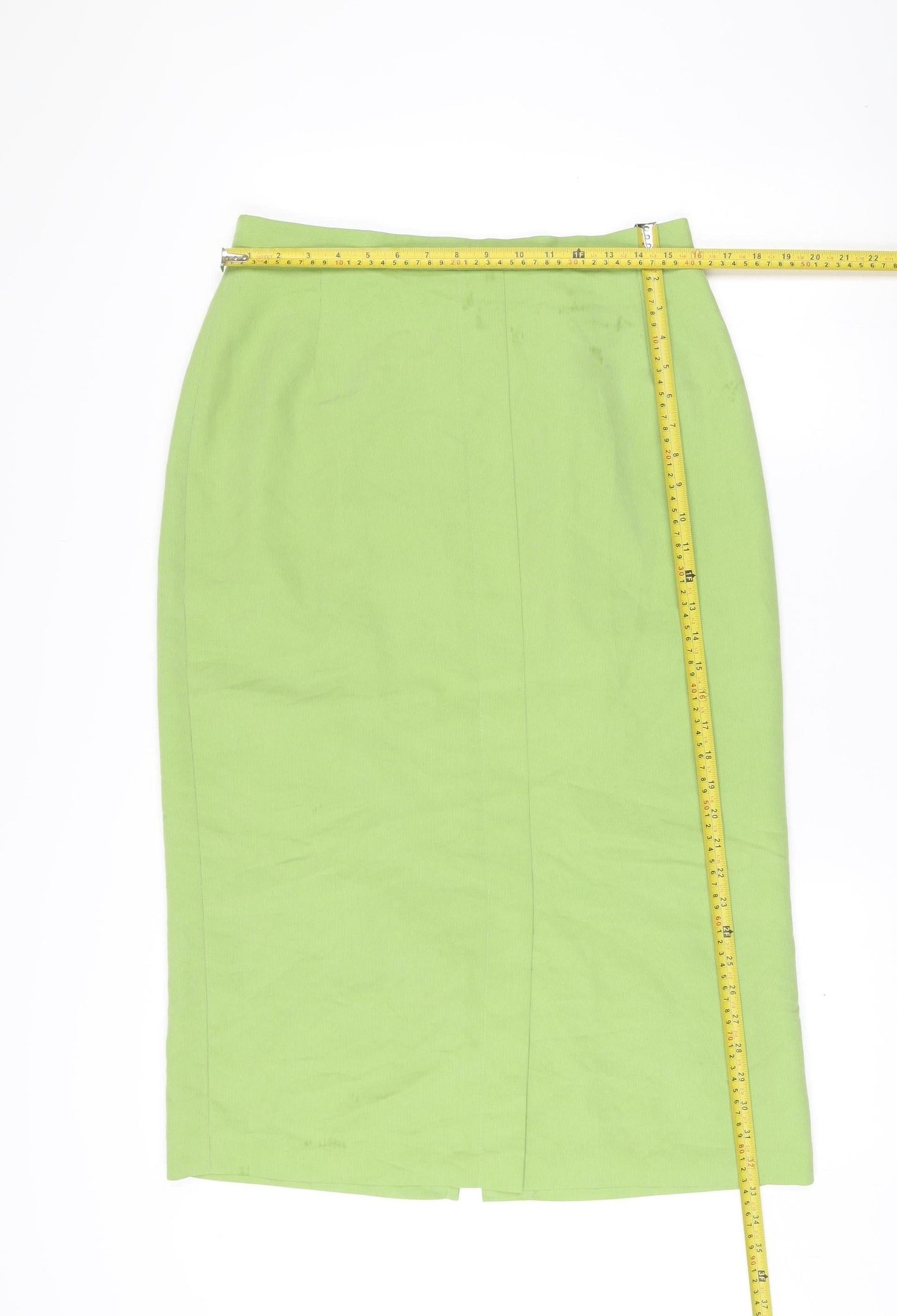 Alexon Womens Green Midi Pencil Skirt UK 16 Workwear Lined