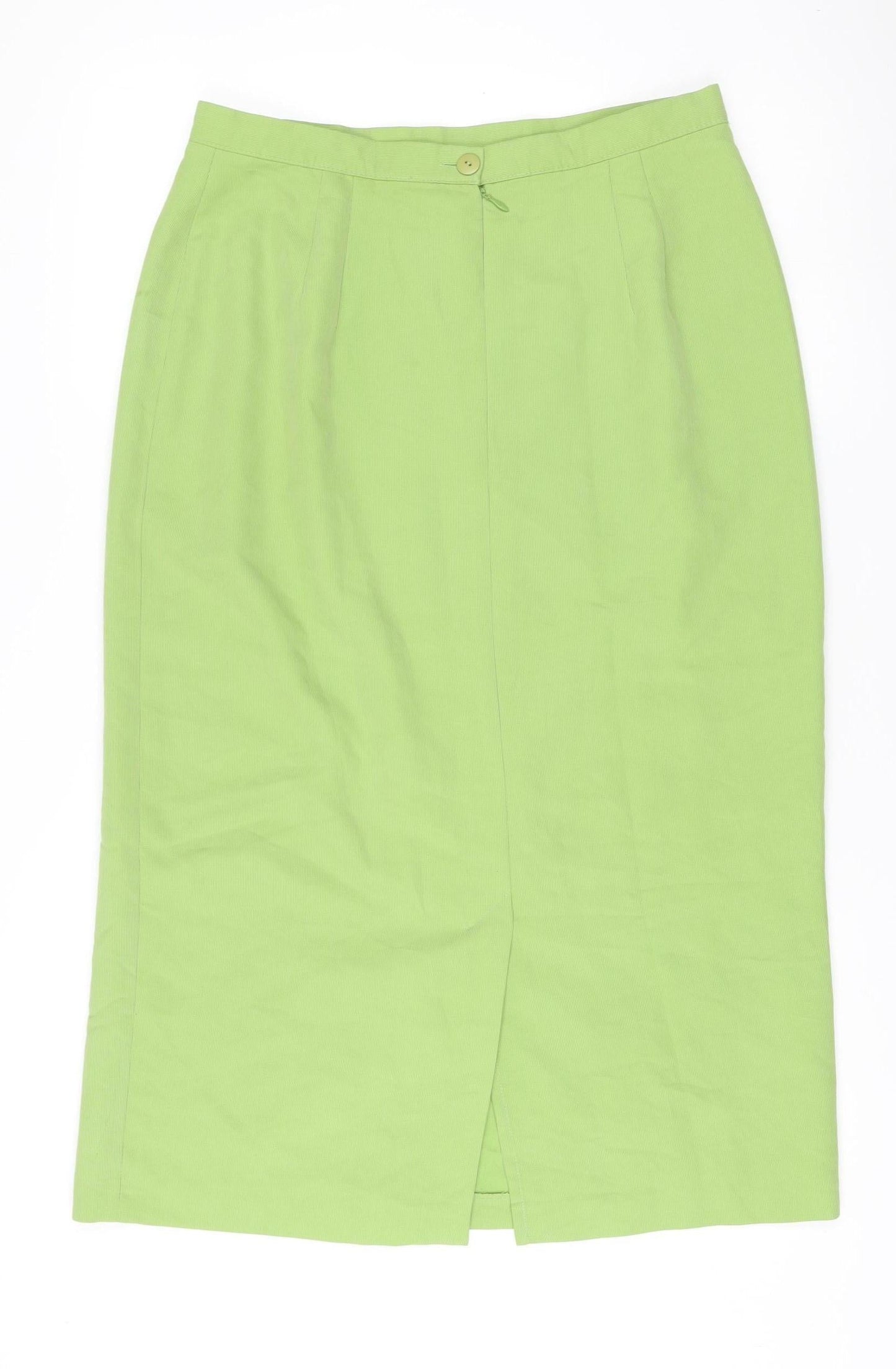 Alexon Womens Green Midi Pencil Skirt UK 16 Workwear Lined