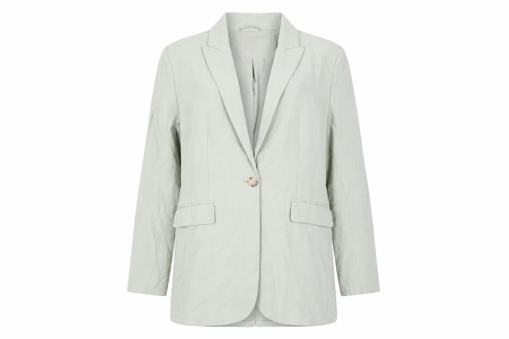 Marks and Spencer Women’s Green Size 14 Tailored Blazer Jacket