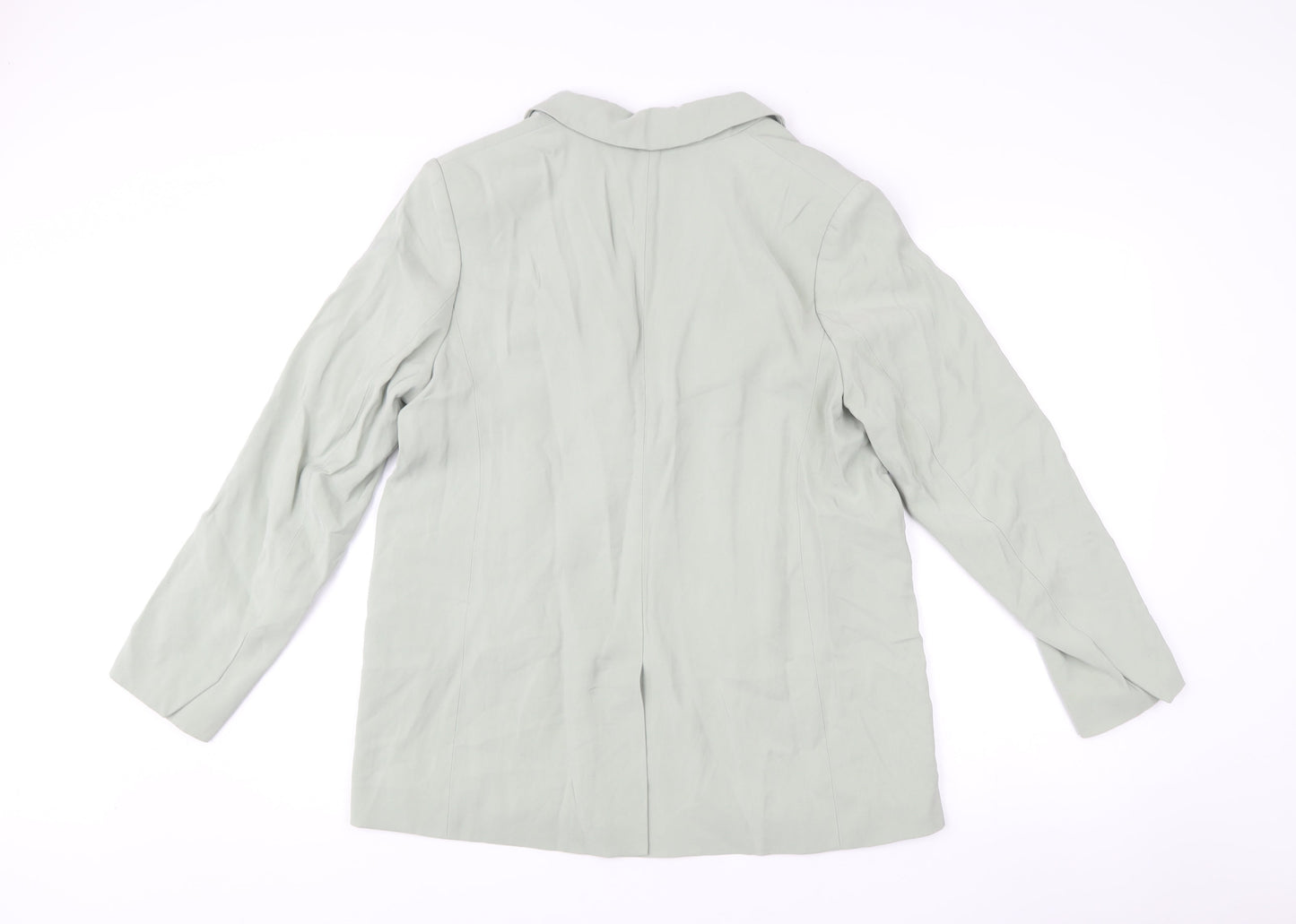 Marks and Spencer Women’s Green Size 14 Tailored Blazer Jacket