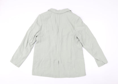 Marks and Spencer Women’s Green Size 14 Tailored Blazer Jacket