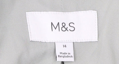 Marks and Spencer Women’s Green Size 14 Tailored Blazer Jacket