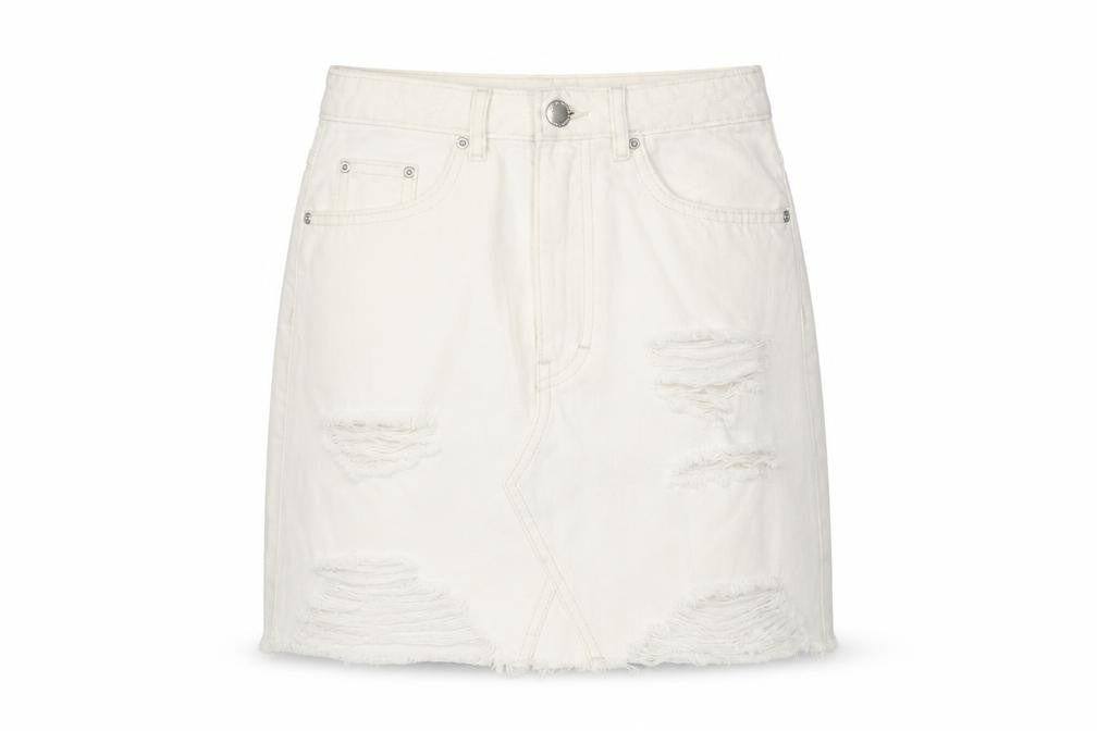 Womens UK Size 10 H&M Straight & Pencil Denim Skirt