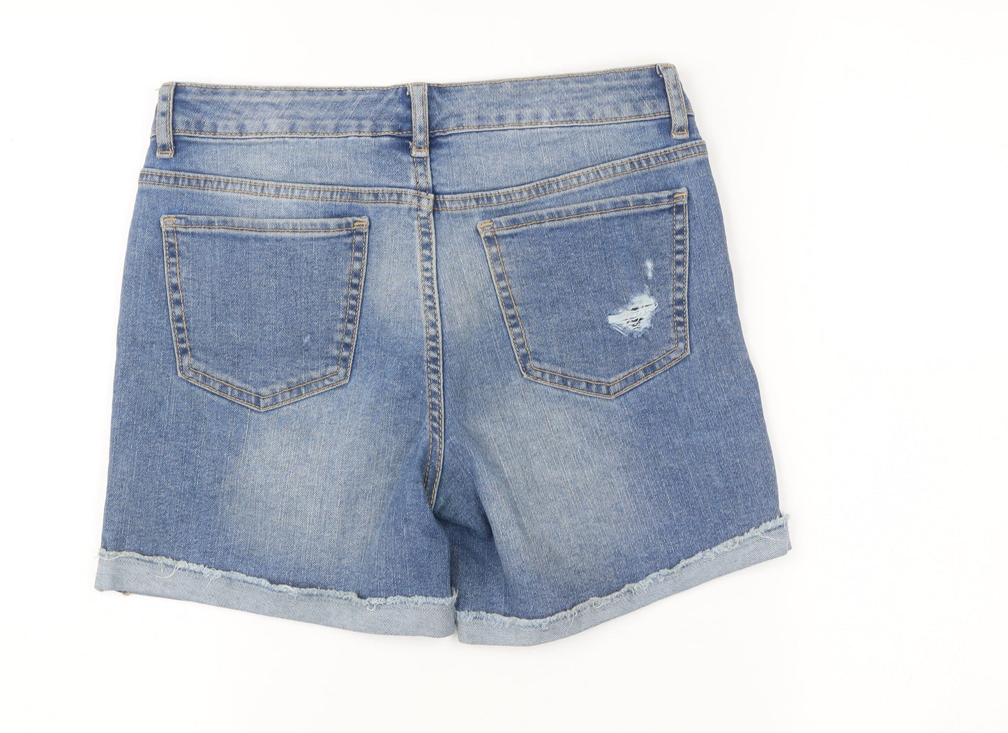 GAP Women’s Blue Denim Cut-Off Shorts Size 14 Regular Mid Rise