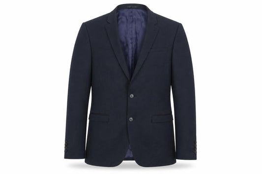 Next Men’s Blue 40L Suit Jacket Blazer Regular Fit Notch Lapel