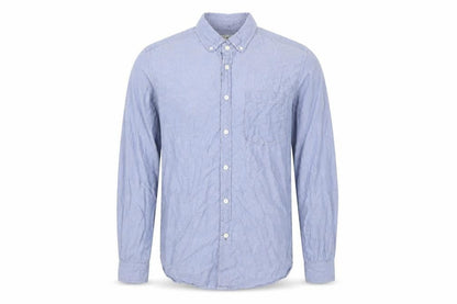 Jasper Conran Men’s Blue Cotton Button-Up Shirt M Regular Fit