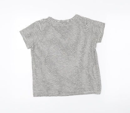Womens UK Size XS Mint Velvet Black Basic T-Shirt